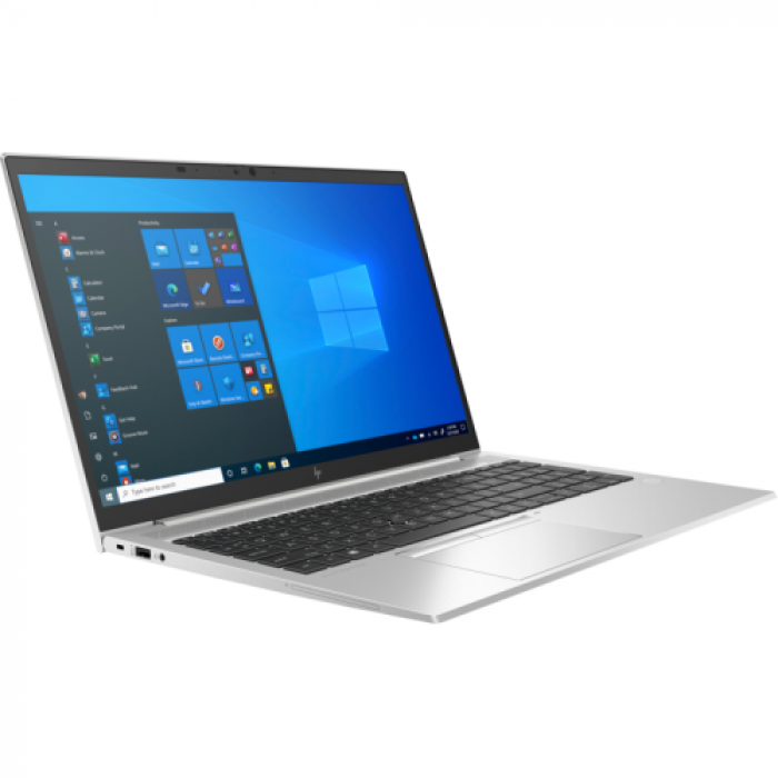 Laptop HP EliteBook 850 G8, Intel Core I7-1165G7, 15inch, RAM 16GB, SSD 512GB, Intel Iris X Graphics, Windows 11 Pro, Silver