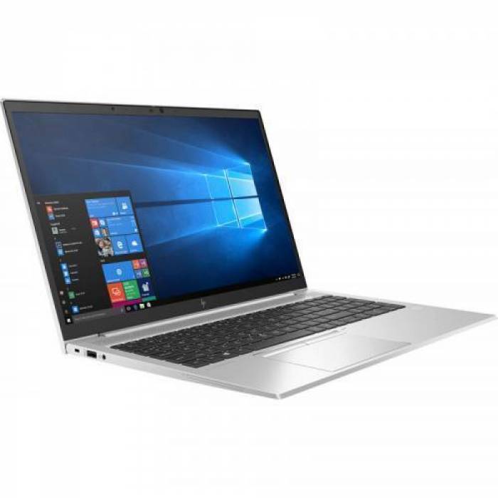 Laptop HP EliteBook 855 G7, AMD Ryzen 5 PRO 4650U, 15.6inch, RAM 16GB, SSD 512GB, AMD Radeon Graphics, Windows 10 Pro, Silver