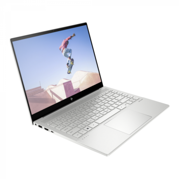 Laptop HP ENVY 14-eb1004nq, Intel Core i7-11390H, 14inch, RAM 16GB, SSD 512GB, Intel Iris Xe Graphics, Windows 11, Natural Silver