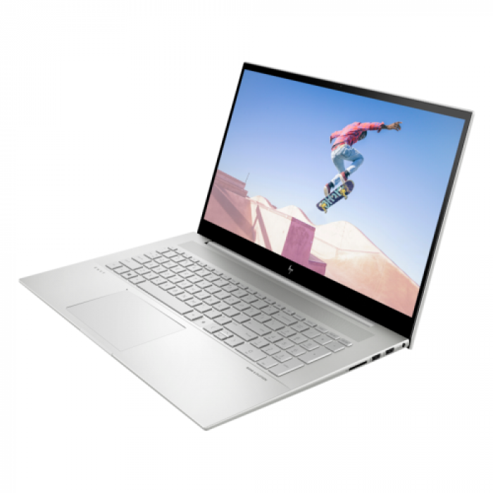 Laptop HP Envy 17-ch1002nq, Intel Core i7-1195G7, 17.3inch, RAM 16GB, SSD 1TB, Intel Iris Xe Graphics, Windows 11, Natural Silver