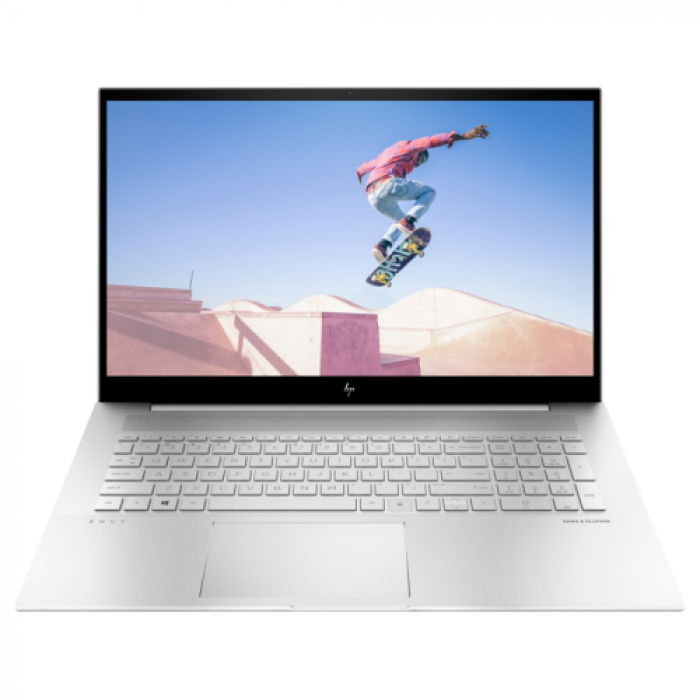 Laptop HP Envy 17-ch1003nq, Intel Core i7-1195G7, 17.3inch, RAM 16GB, SSD 512GB, Intel Iris Xe Graphics, Windows 11 Pro, Natural Silver