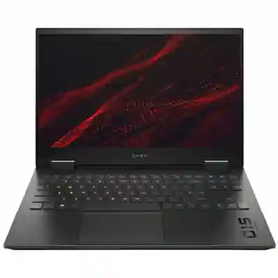 Laptop HP OMEN 15-en1003nq, AMD Ryzen 9 5900HX, 15.6inch, RAM 16GB, SSD 512GB, nVidia GeForce RTX 3070 8GB Max-Q, Free DOS, Black