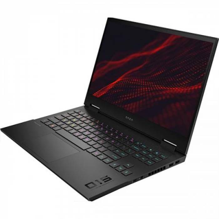 Laptop HP OMEN 15-en1003nq, AMD Ryzen 9 5900HX, 15.6inch, RAM 16GB, SSD 512GB, nVidia GeForce RTX 3070 8GB Max-Q, Free DOS, Black