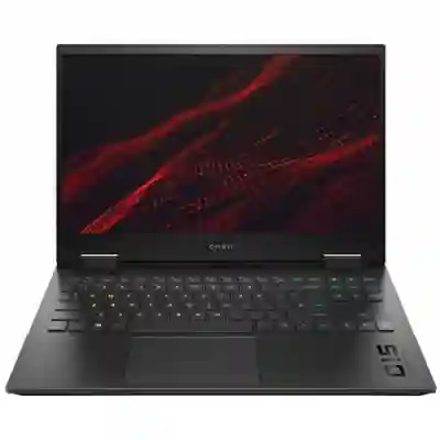 Laptop HP OMEN 15-en1008nq, AMD Ryzen 7 5800H, 15.6inch, RAM 16GB, SSD 512GB, nVidia GeForce RTX 3060 6GB, Free DOS, Black