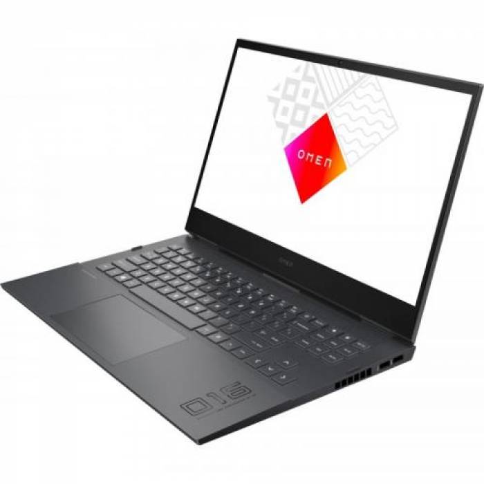 Laptop HP OMEN 16-b0010nq, Intel Core i7-11800H, 16.1inch, RAM 16GB, SSD 512GB, nVidia GeForce RTX 3050 Ti 4GB, Free DOS, Shadow Black