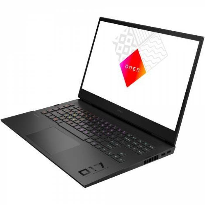 Laptop HP OMEN 17-ck0010nq, Intel Core i5-11400H, 17.3inch, RAM 16GB, SSD 1TB, nVidia GeForce RTX 3060 6GB, Free DOS, Black