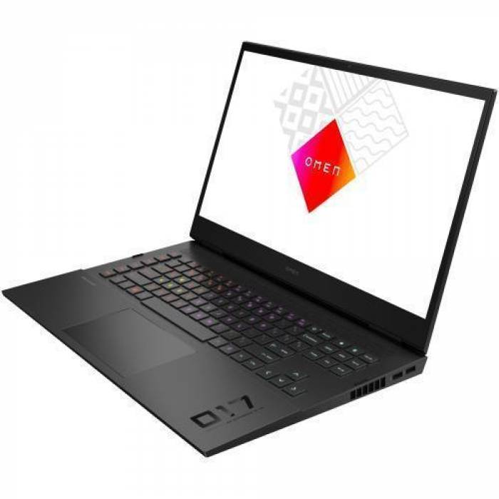 Laptop HP OMEN 17-ck0018nq, Intel Core i7-11800H, 17.3inch, RAM 32GB, SSD 1TB, nVidia GeForce RTX 3080 16GB, Windows 11, Black