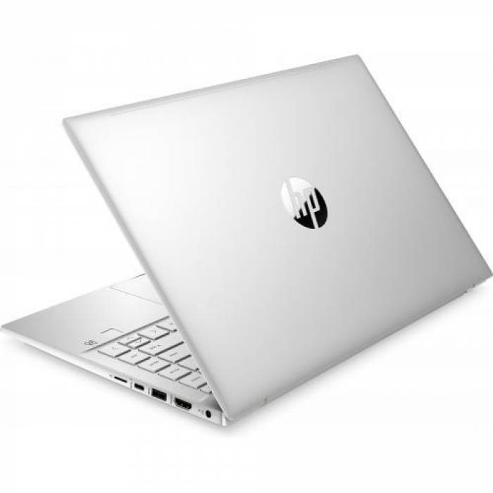 Laptop HP Pavilion 14-dv0010nq, Intel Core i7-1165G7, 14inch, RAM 16GB, SSD 512GB, nVidia GeForce MX450 2GB, Free Dos, Silver