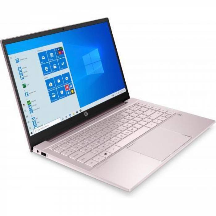 Laptop HP Pavilion  14-dv0011nq, Intel Core i7-1165G7, 14inch, RAM 16GB, SSD 512GB, nVidia GeForce MX450 2GB, Free DOS, Serene Pink