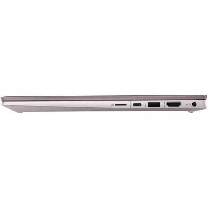 Laptop HP Pavilion  14-dv0011nq, Intel Core i7-1165G7, 14inch, RAM 16GB, SSD 512GB, nVidia GeForce MX450 2GB, Free DOS, Serene Pink