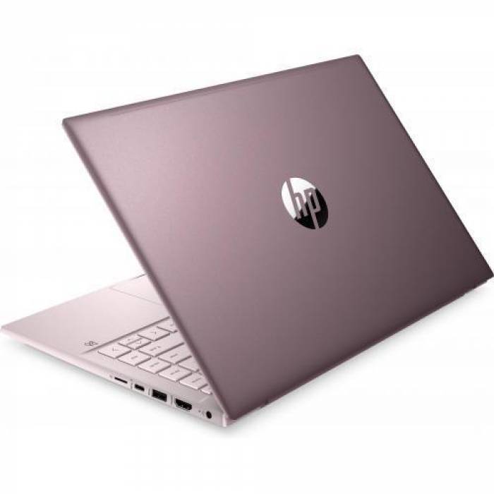 Laptop HP Pavilion  14-dv0011nq, Intel Core i7-1165G7, 14inch, RAM 16GB, SSD 512GB, nVidia GeForce MX450 2GB, Free DOS, Serene Pink