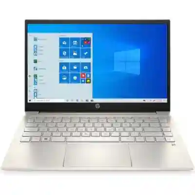 Laptop HP Pavilion 14-dv0074nq, Intel Core i7-1165G7, 14inch, RAM 8GB, SSD 512GB, Intel Iris Xe Graphics, Free DOS, Warm Gold