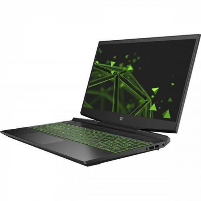 Laptop HP Pavilion 15-dk1005nq, Intel Core i5-10300H, 15.6inch, RAM 8GB, SSD 512GB, nVidia GeForce GTX 1650 Ti 4GB, Free DOS, Shadow Black