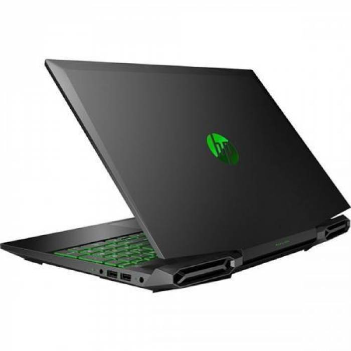 Laptop HP Pavilion 15-dk1005nq, Intel Core i5-10300H, 15.6inch, RAM 8GB, SSD 512GB, nVidia GeForce GTX 1650 Ti 4GB, Free DOS, Shadow Black