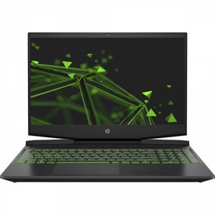 Laptop HP Pavilion 15-dk1015nq, Intel Core i5-10300H, 15.6inch, RAM 16GB, HDD 1TB + SSD 512GB, nVidia GeForce GTX 1650 Ti 4GB, Free DOS, Shadow Black