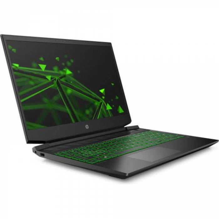 Laptop HP Pavilion 15-ec2010nq, AMD Ryzen 7 5800H, 15.6inch, RAM 8GB, SSD 256GB, nVidia GeForce RTX 3050 4GB, Free DOS, Shadow Black