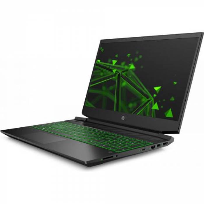 Laptop HP Pavilion 15-ec2010nq, AMD Ryzen 7 5800H, 15.6inch, RAM 8GB, SSD 256GB, nVidia GeForce RTX 3050 4GB, Free DOS, Shadow Black