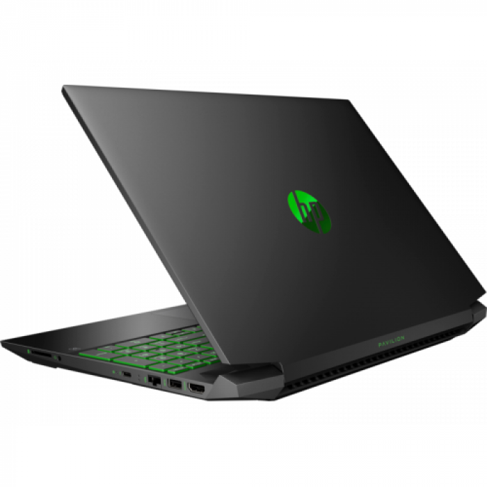 Laptop HP Pavilion 15-ec2104nq, AMD Ryzen 5 5600H, 15.6inch, RAM 8GB, SSD 512GB, nVidia GeForce RTX 3050 Ti 4GB, Free DOS, Shadow Black