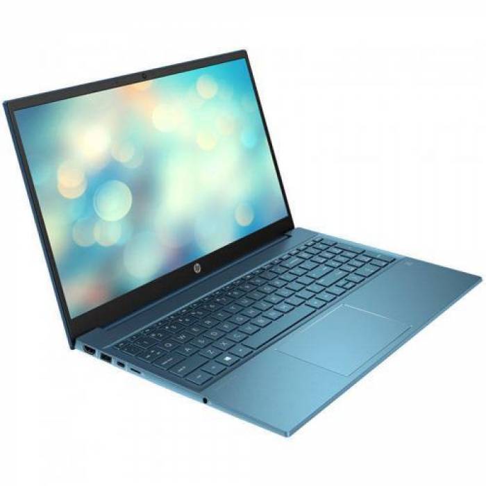 Laptop HP Pavilion 15-eg0031nq, Intel Core i7-1165G7, 15.6inch, RAM 8GB, SSD 512GB, Intel Iris Xe Graphics, Free DOS, Forest Teal