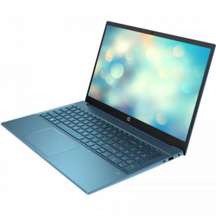 Laptop HP Pavilion 15-eg1010nq, Intel Core i7-1195G7, 15.6inch, RAM 8GB, SSD 512GB, Intel Iris Xe Graphics, Windows 11, Fog Blue