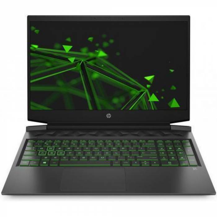 Laptop HP Pavilion 16-a0054nq, Intel Core i5-10300H, 16.1inch, RAM 8GB, SSD 256GB, nVidia GeForce GTX 1650 Ti 4GB, Free DOS, Shadow Black