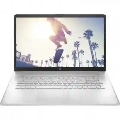 Laptop HP Pavilion 17-cn0010nq, Intel Core i7-1165G7, 17.3inch, RAM 8GB, SSD 512GB, Intel Iris Xe Graphics, Free DOS, Natural Silver