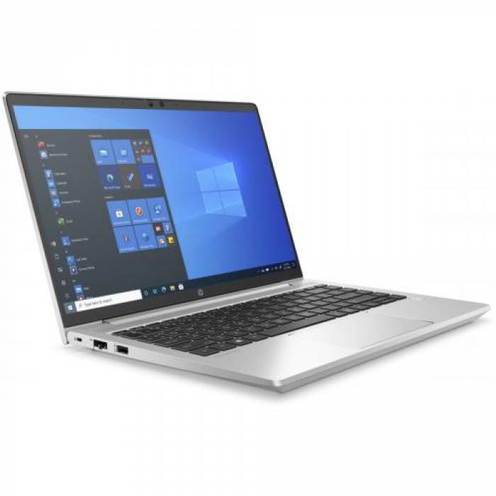 Laptop HP ProBook 445 G8, AMD Ryzen 5 5600U, 14inch, RAM 16GB, SSD 512GB, AMD Radeon Graphics, Windows 10 Pro, Silver