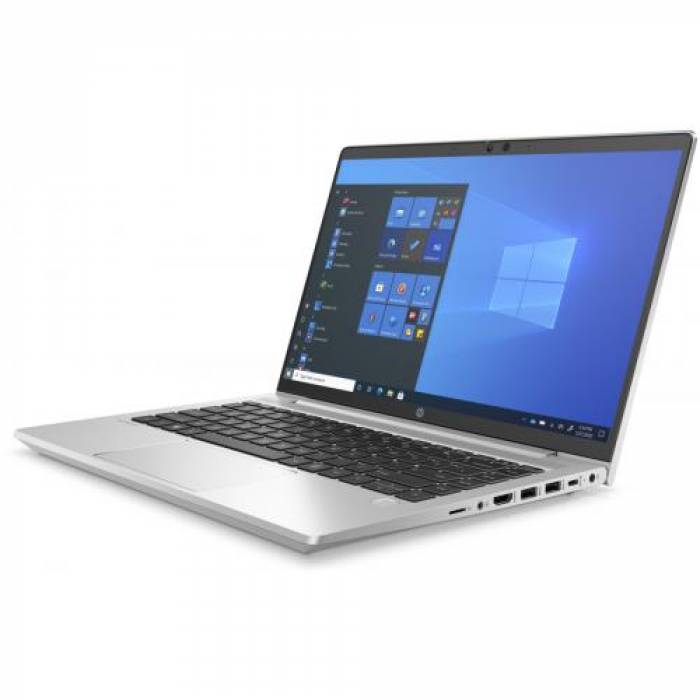 Laptop HP ProBook 445 G8, AMD Ryzen 5 5600U, 14inch, RAM 16GB, SSD 512GB, AMD Radeon Graphics, Windows 10 Pro, Silver