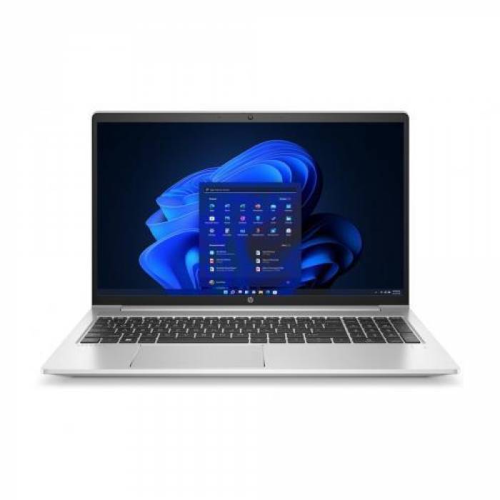 Laptop HP ProBook 450 G9, Intel Core i3-1215U, 15.6inch, RAM 8GB, SSD 256GB, Intel Iris Xe Graphics, Free Dos, Silver