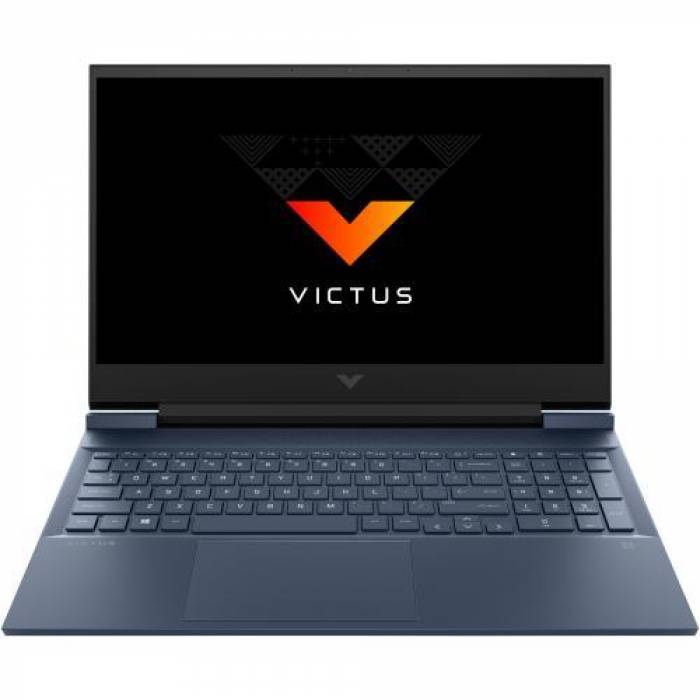 Laptop HP Victus 16-d0033nq, Intel Core i5-11400H, 16.1inch, RAM 16GB, SSD 512GB, nVidia GeForce RTX 3050 Ti 4GB, Free DOS, Performance Blue