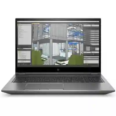 Laptop HP Zbook Fury 15.6 G8, Intel Core i9-11950H, 15.6inch, RAM 32GB, SSD 1TB, nVidia RTX A3000 6GB, Windows 11 Pro, Grey