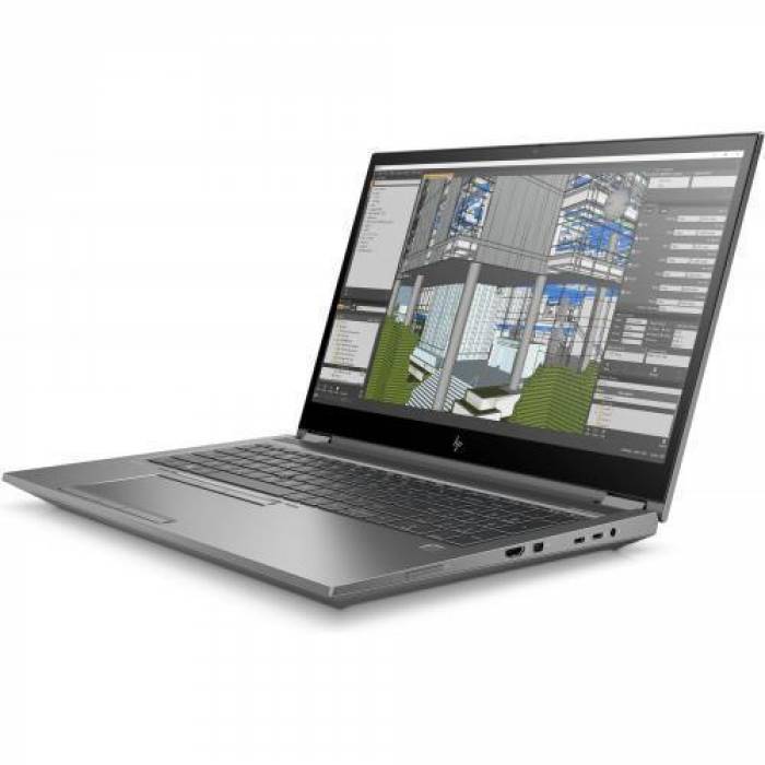 Laptop HP Zbook Fury 15 G8, Intel Core i7-11800H, 15.6inch, RAM 32GB, SSD 1TB, nVidia RTX A3000 6GB, Windows 11 Pro, Grey