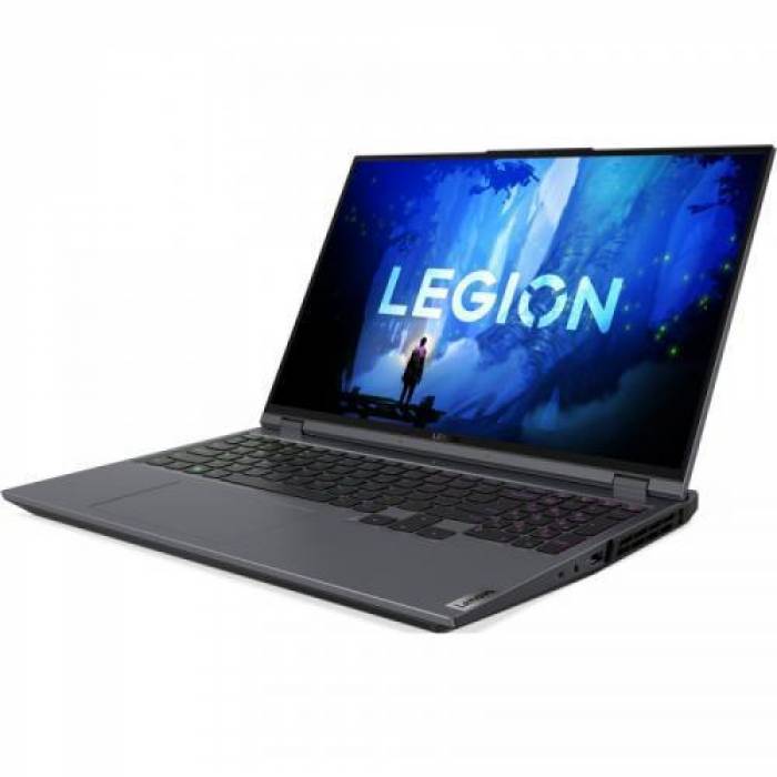 Laptop Legion 5 Pro 16IAH7H, Intel Core i5-12500H, 16inch, RAM 16GB, SSD 512GB, nVidia GeForce RTX 3060 6GB, No OS, Storm Grey