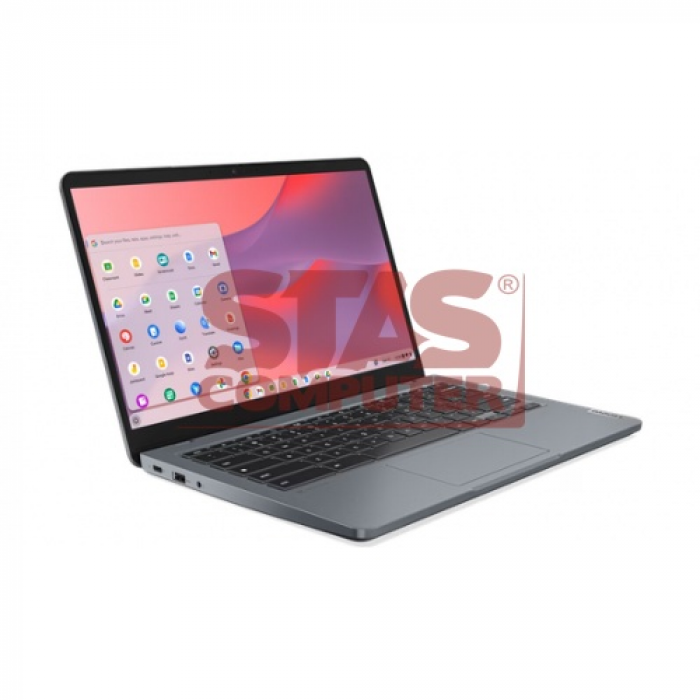 Laptop Lenovo 14e Chromebook Gen 3, Intel N100, 14inch Touch, RAM 8GB, eMMc 64GB, Intel UHD Graphics, ChromeOS, Storm Grey