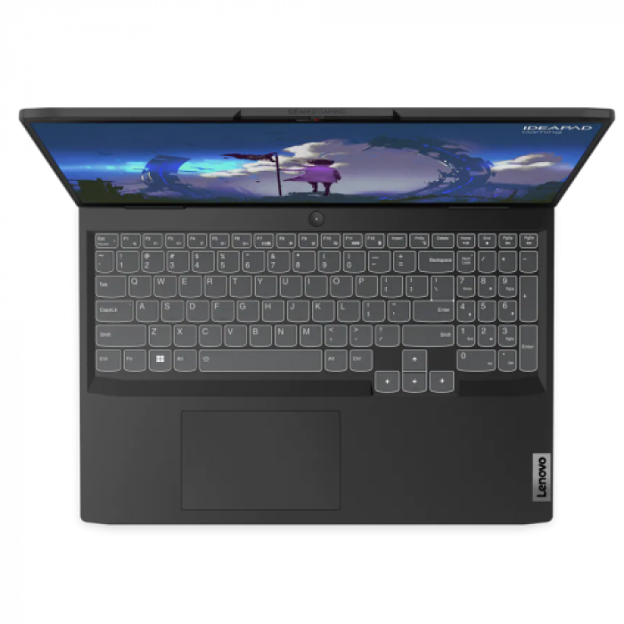 Laptop Lenovo Gaming IdeaPad 3 16IAH7, Intel Core i5-12450H, 16inch, RAM 16GB, SSD 512GB, nVidia GeForce RTX 3050 Ti 4GB, No OS, Onyx Grey 