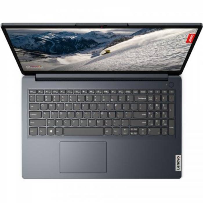 Laptop Lenovo IdeaPad 1 15AMN7, AMD Ryzen 5 7520U, 15.6inch, RAM 8GB, SSD 256GB, AMD Radeon 610M, Windows 11, Abyss Blue