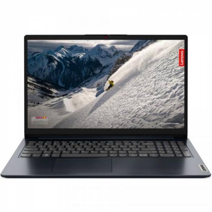 Laptop Lenovo IdeaPad 1 15AMN7, AMD Ryzen 5 7520U, 15.6inch, RAM 8GB, SSD 256GB, AMD Radeon 610M, Windows 11, Abyss Blue