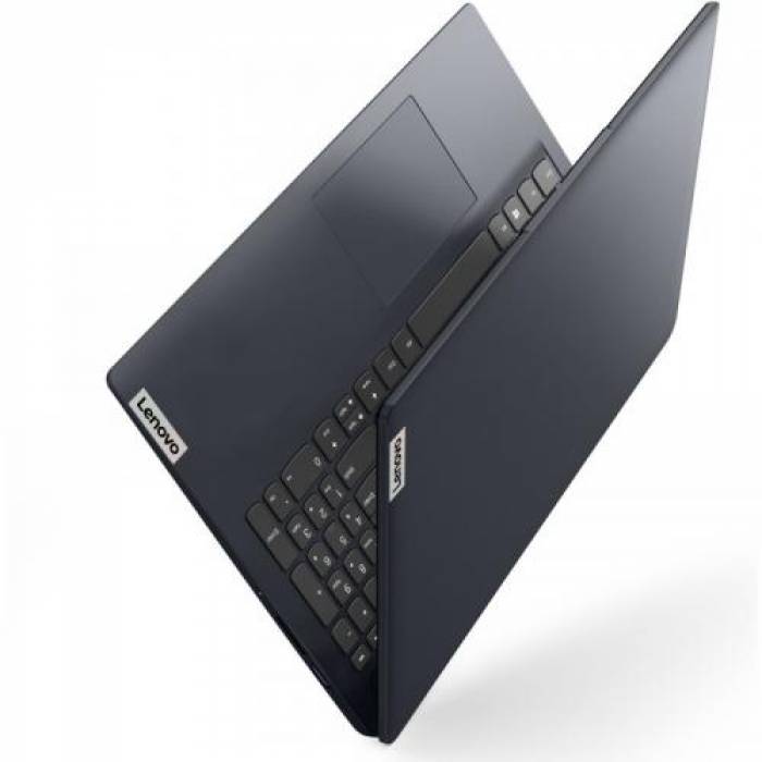 Laptop Lenovo IdeaPad 1 15AMN7, AMD Ryzen 5 7520U, 15.6inch, RAM 8GB, SSD 256GB, AMD Radeon 610M, Windows 11, Abyss Blue