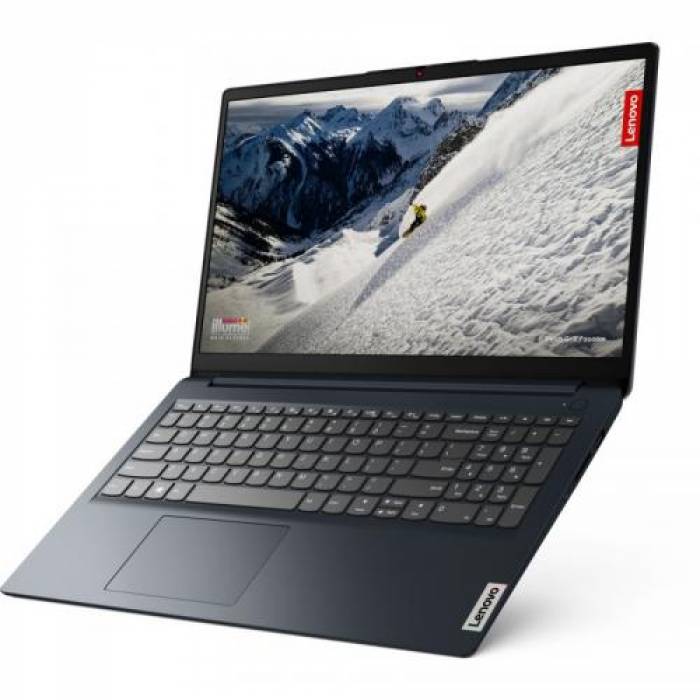 Laptop Lenovo IdeaPad 1 15AMN7, AMD Ryzen 5 7520U, 15.6inch, RAM 8GB, SSD 256GB, AMD Radeon 610M, Windows 11, Abyss Blue