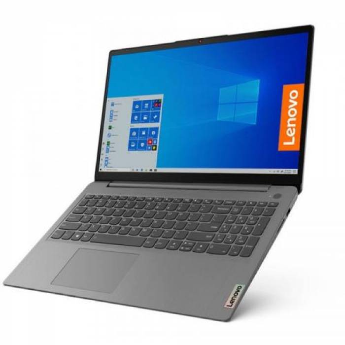 Laptop Lenovo IdeaPad 3 15ALC6, AMD Ryzen5 5500U, 15.6inch, RAM 8GB, SSD 512GB, AMD Radeon Graphics, No OS, Arctic Grey