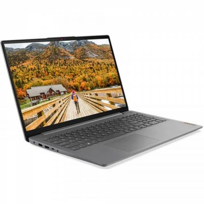 Laptop Lenovo IdeaPad 3 15ALC6, AMD Ryzen5 5500U, 15.6inch, RAM 8GB, SSD 512GB, AMD Radeon Graphics, No OS, Arctic Grey