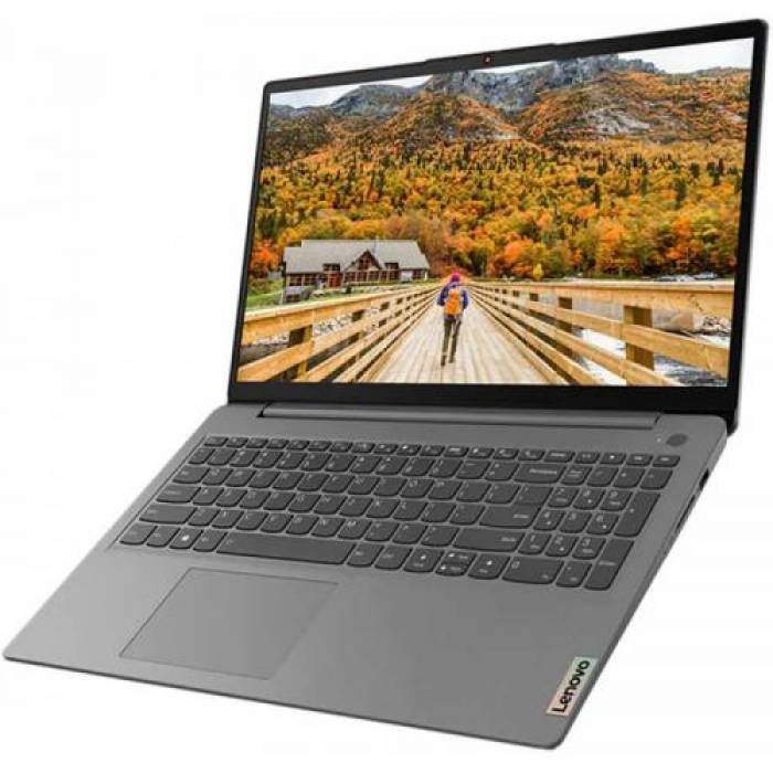 Laptop Lenovo IdeaPad 3 15ALC6, AMD Ryzen5 5500U, 15.6inch, RAM 8GB, SSD 512GB, AMD Radeon Graphics, No OS, Arctic Grey