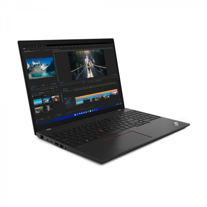 Laptop Lenovo ThinkPad T16 Gen 1, Intel Core i5-1240P, 16inch, RAM 16GB, SSD 512GB, Intel Iris Xe Graphics, Windows 11 Pro, Thunder Black