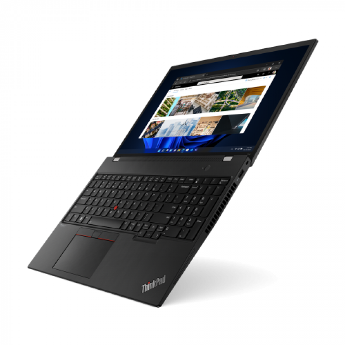 Laptop Lenovo ThinkPad T16 Gen 1, Intel Core i5-1240P, 16inch, RAM 16GB, SSD 512GB, Intel Iris Xe Graphics, Windows 11 Pro, Thunder Black