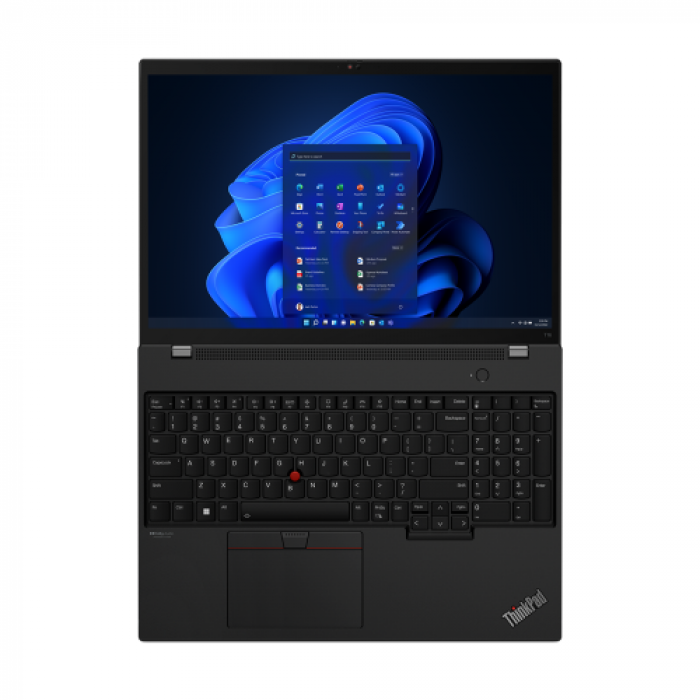 Laptop Lenovo ThinkPad T16 Gen 1, Intel Core i5-1240P, 16inch, RAM 16GB, SSD 512GB, Intel Iris Xe Graphics, Windows 11 Pro, Thunder Black