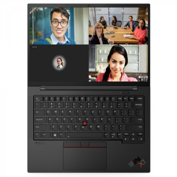 Laptop Lenovo ThinkPad X1 Carbon 9th Gen, Intel Core i7-1165G7, 14inch, RAM 32GB, SSD 1TB, Intel Iris Xe Graphics, 4G, Windows 11, Black