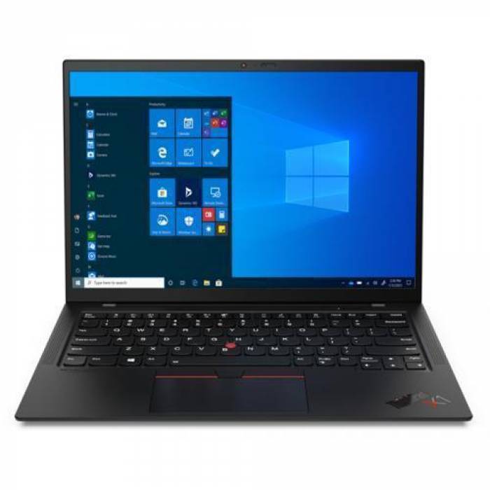 Laptop Lenovo ThinkPad X1 Carbon 9th Gen, Intel Core i7-1165G7, 14inch, RAM 32GB, SSD 1TB, Intel Iris Xe Graphics, 4G, Windows 11, Black