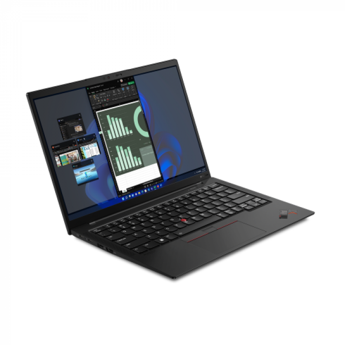 Laptop Lenovo ThinkPad X1 Carbon Gen 10, Intel Core i7-1255U, 14inch, RAM 16GB, SSD 1TB, Intel Iris Xe Graphics, Windows 11 Pro, Weave Black