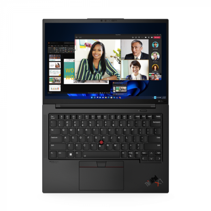 Laptop Lenovo ThinkPad X1 Carbon Gen 10, Intel Core i7-1255U, 14inch, RAM 16GB, SSD 1TB, Intel Iris Xe Graphics, Windows 11 Pro, Weave Black