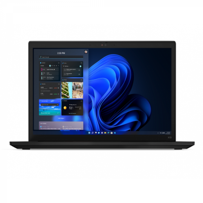 Laptop Lenovo ThinkPad X13 Gen3, Intel Core i7-1260P, 13.3inch, RAM 16GB, SSD 512GB, Intel Iris Xe Graphics, Windows 11 Pro, Thunder Black